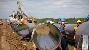Construction of the TurkStream pipeline, one of the ways in which Turkey could help export Russian gas