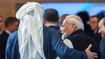 India's prime minister Narendra Modi and President Sheikh Mohamed bin Zayed Al Nahyan of the UAE at the Brics summit last year