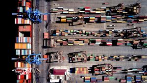 Turkey's Izmir container terminal. Trade between Turkey and the US rose 5 percent to $35.2bn in 2024